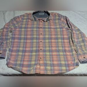 Tommy Bahama Coastline Cord XL Plaid Button Down Shirt